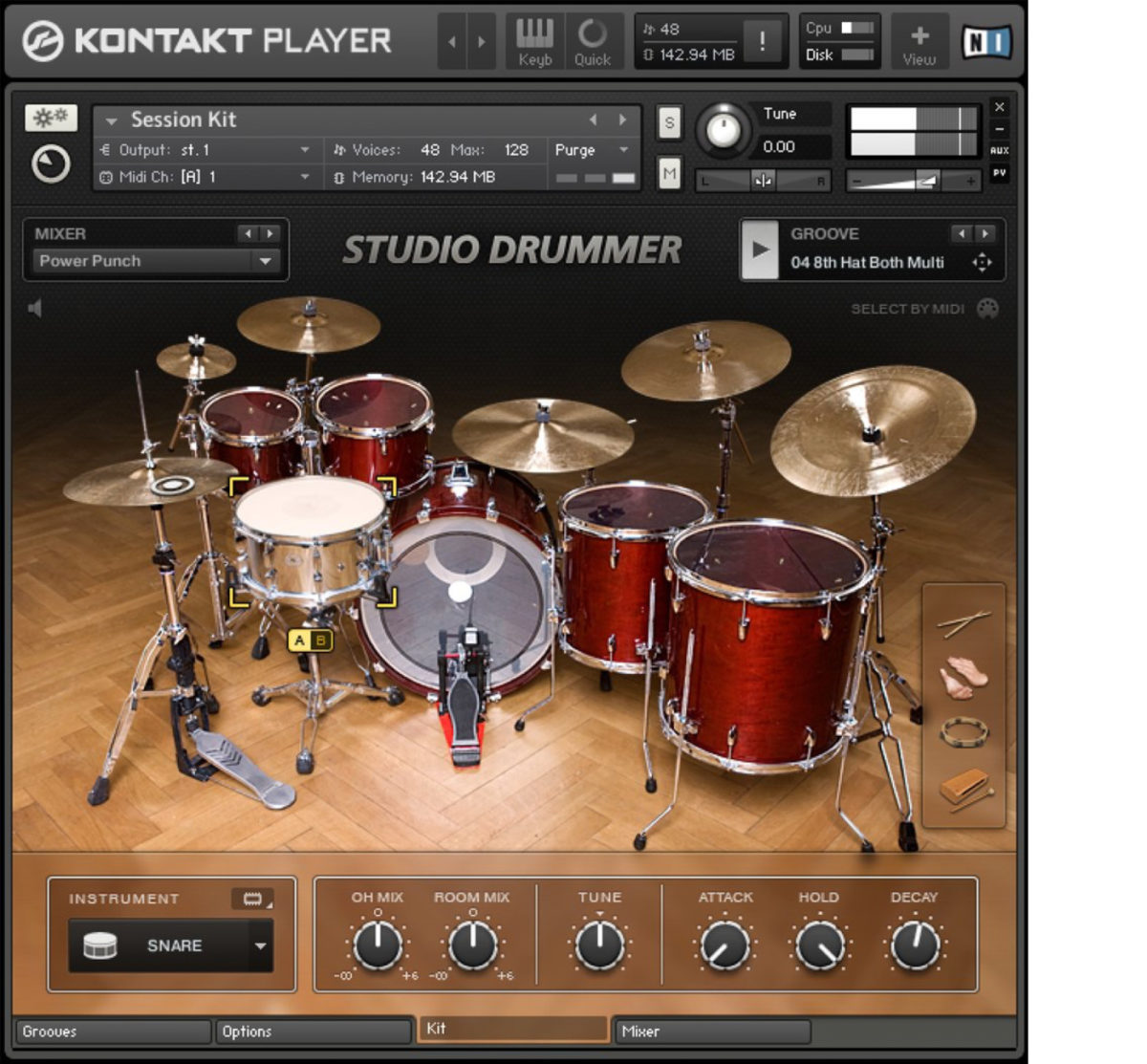 mt power drum kit 2 adjust tempo