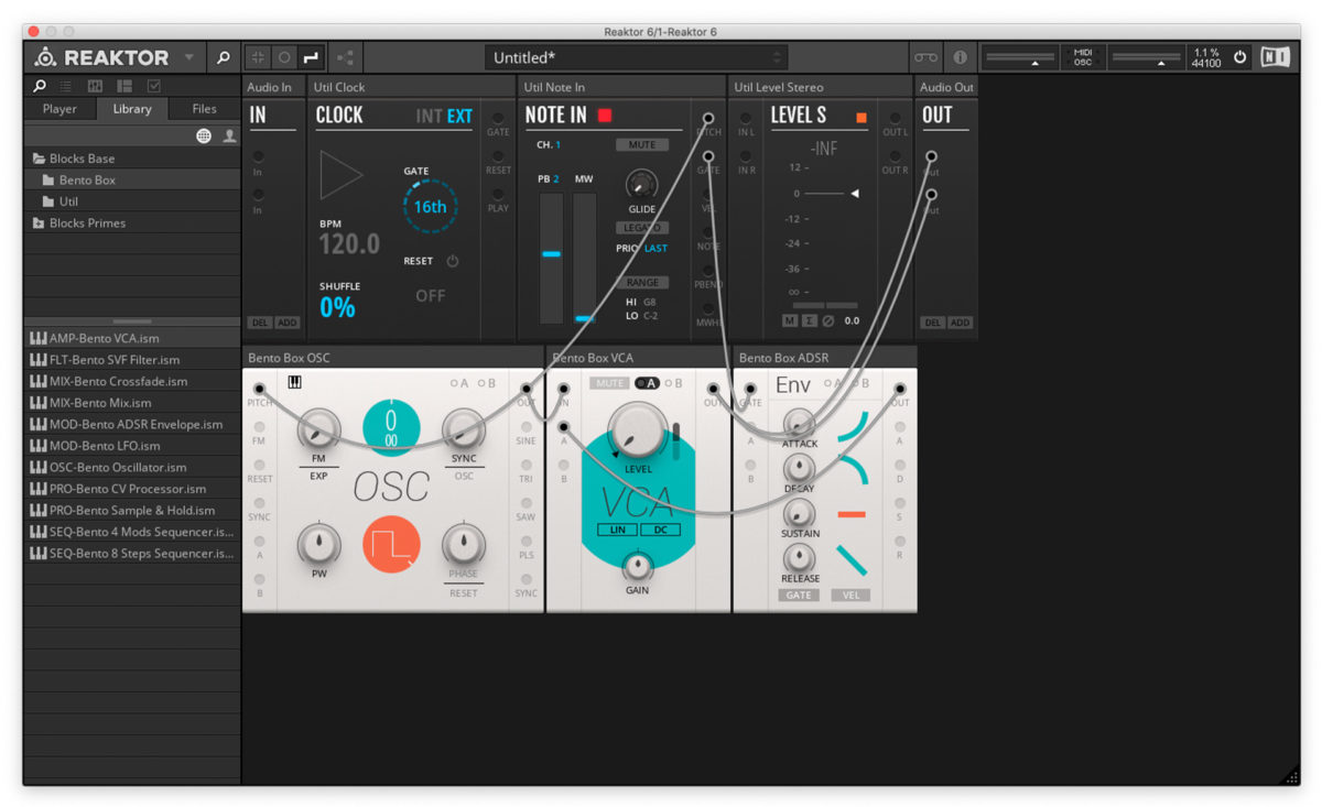 Changing the envelope parameters