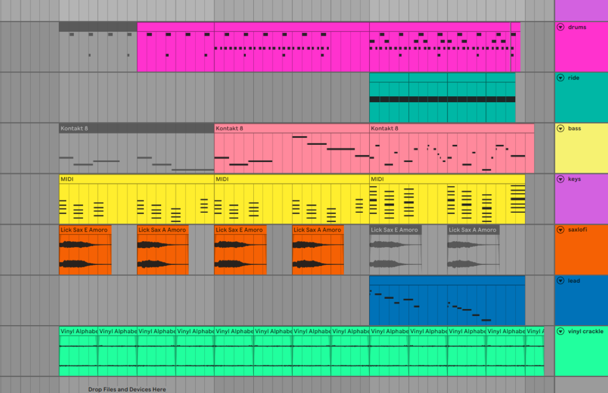 Arranging The Beat In Ableton Live