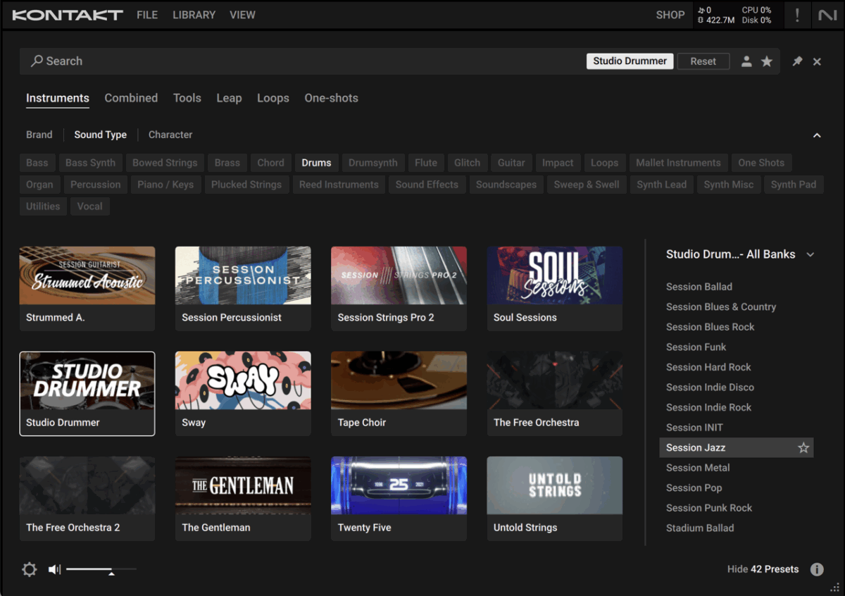 The Session Jazz Kit