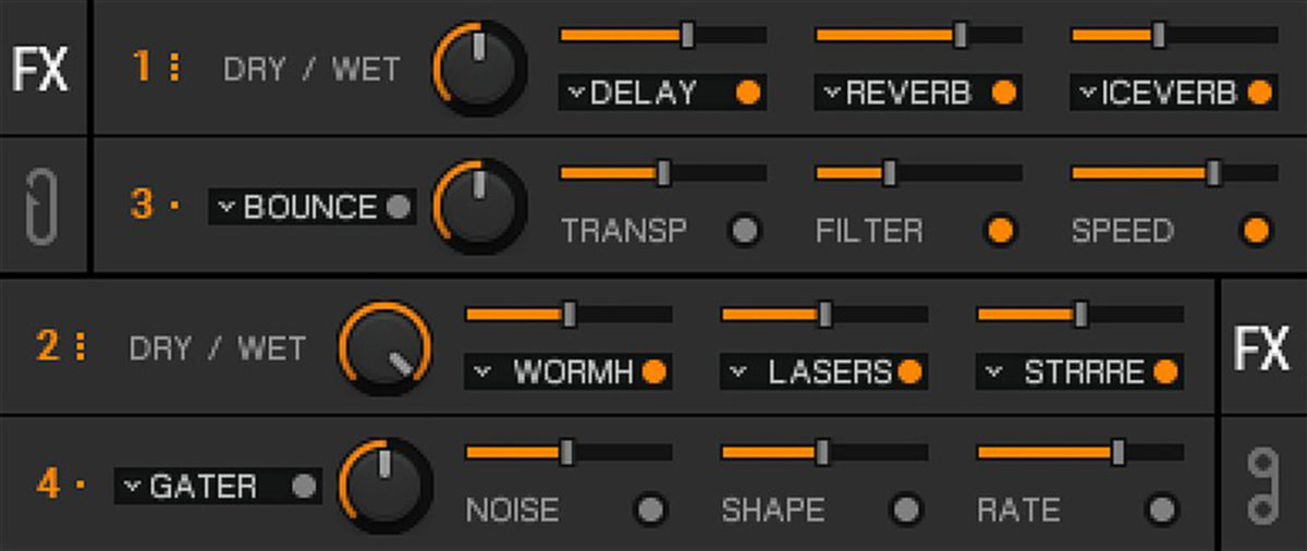 modulate your tracks with 40 intuitive high-grade effects with Deck FX