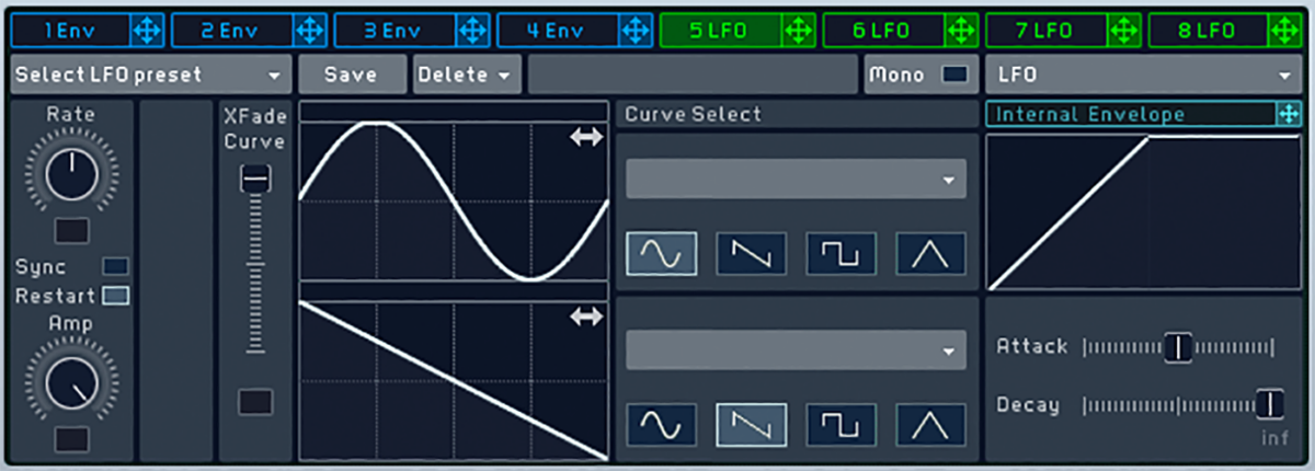 Adjusting the XFade Curve