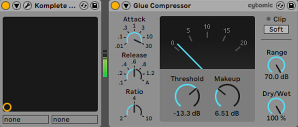 Drum compression