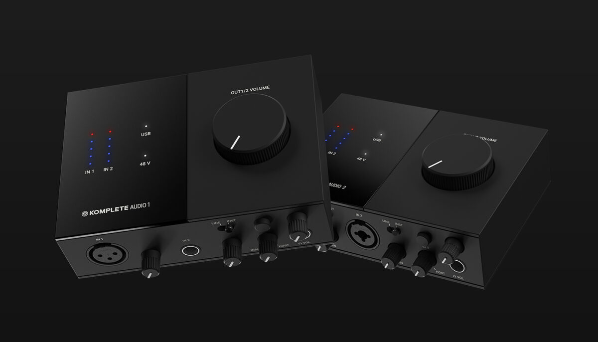 KOMPLETE AUDIO 1 and KOMPLETE AUDIO 2 interfaces