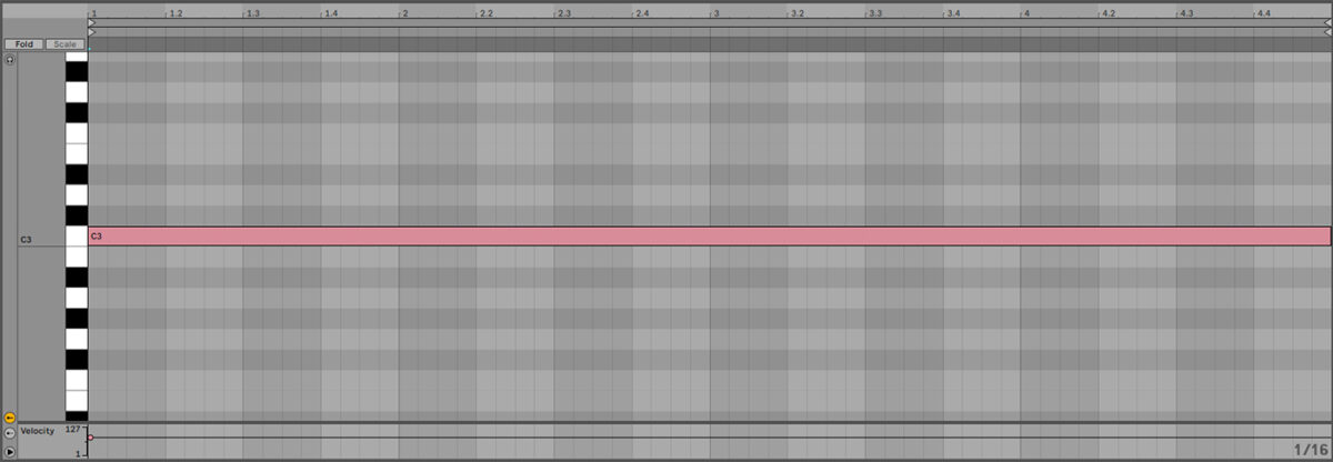 A C3, four-bar sequence