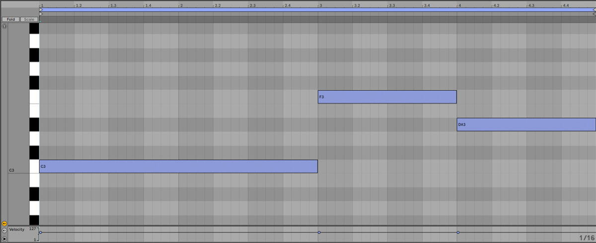 Creating a bass sequence