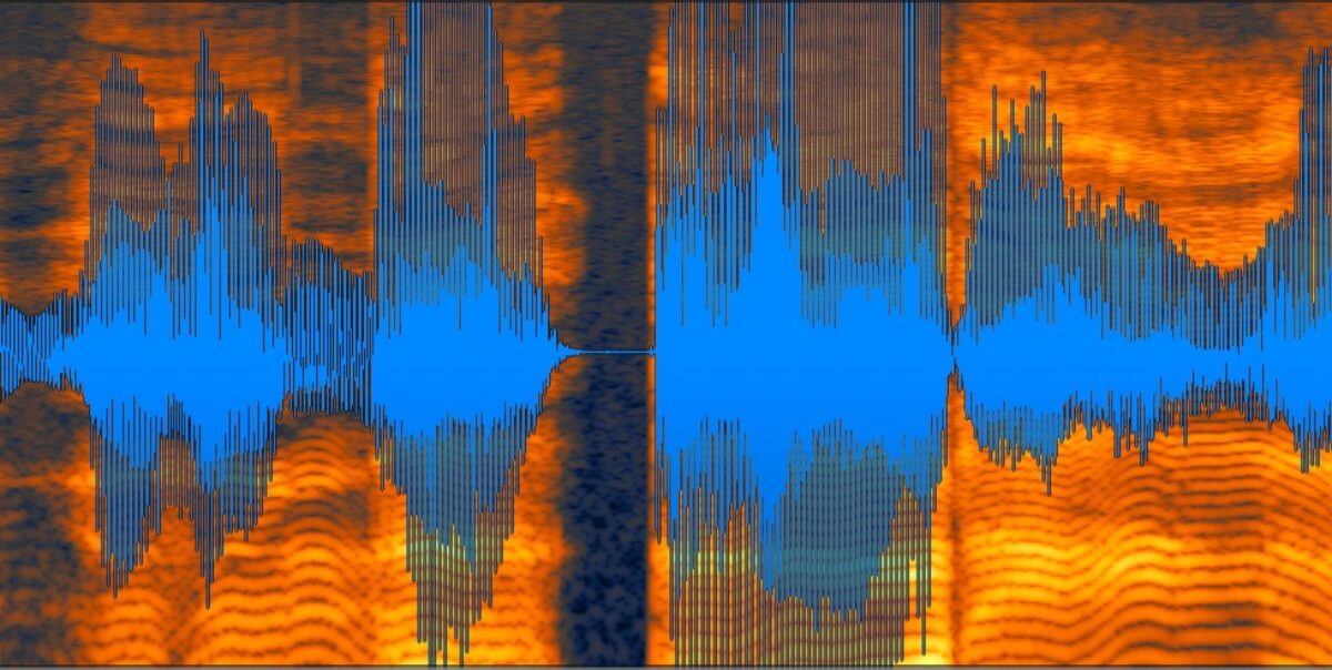 Visual of audio clipping in iZotope RX