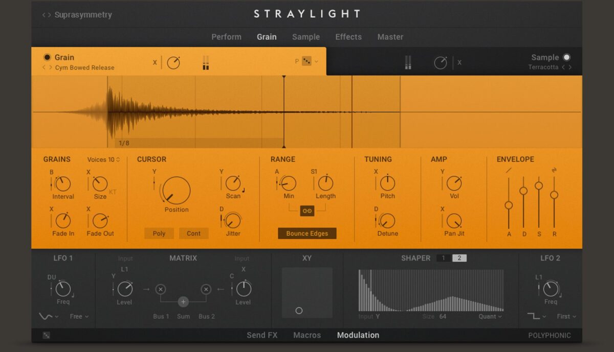 Straylight granular synthesizer
