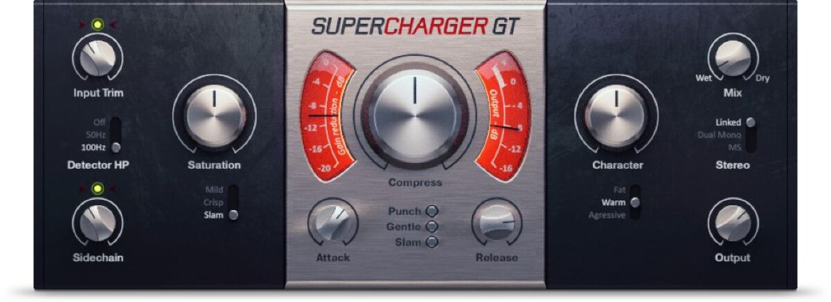 Tube saturation in SUPERCHARGER GT