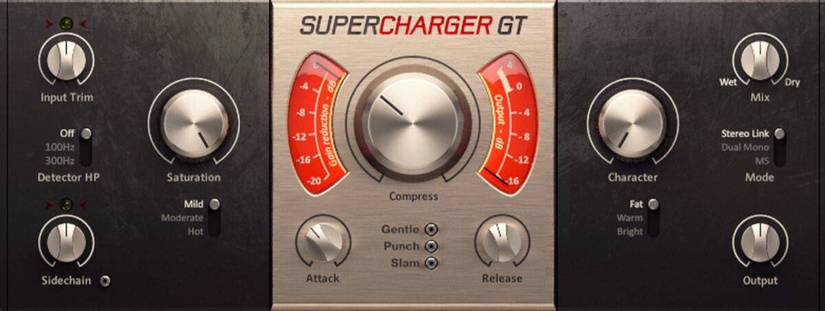 Adding grit to drums with SUPERCHARGER GT