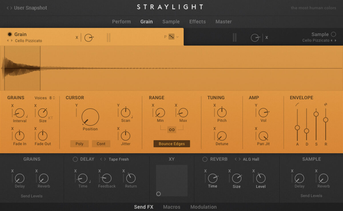 Making ambient textures with STRAYLIGHT