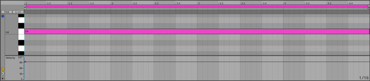 Sequencing the Tripping Thing preset