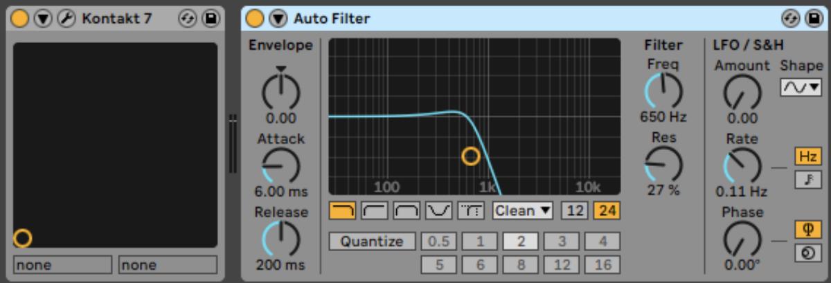 Filtering the chords