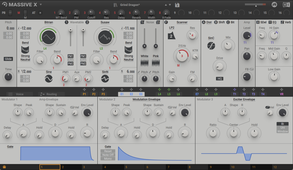 Adjusting the filter cutoff frequency