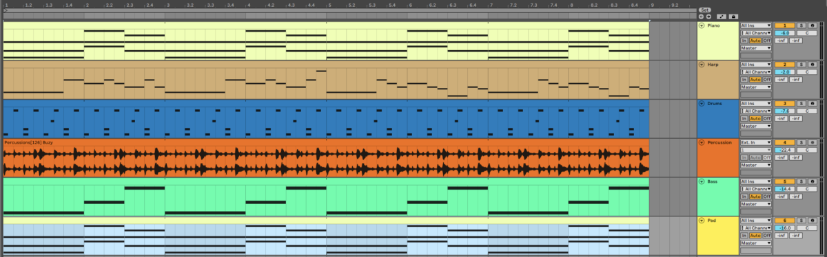 Duplicate the chord MIDI