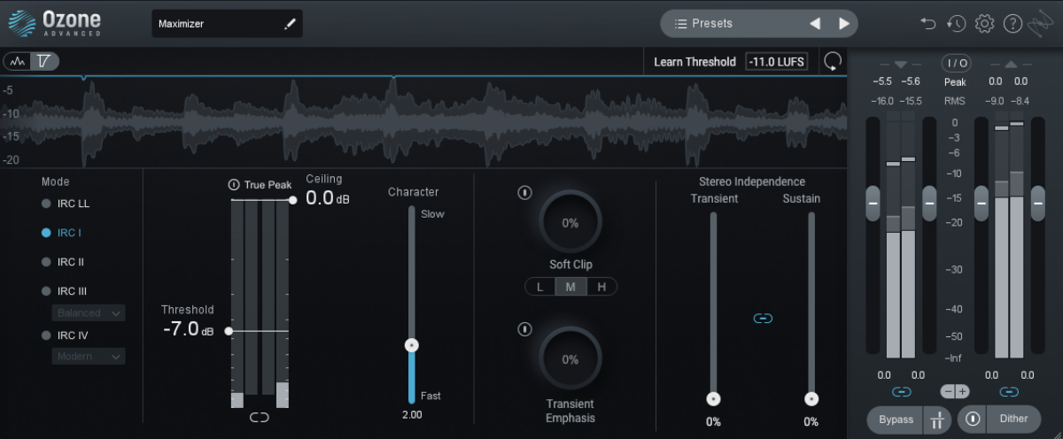 iZotope Ozone 10 Maximizer