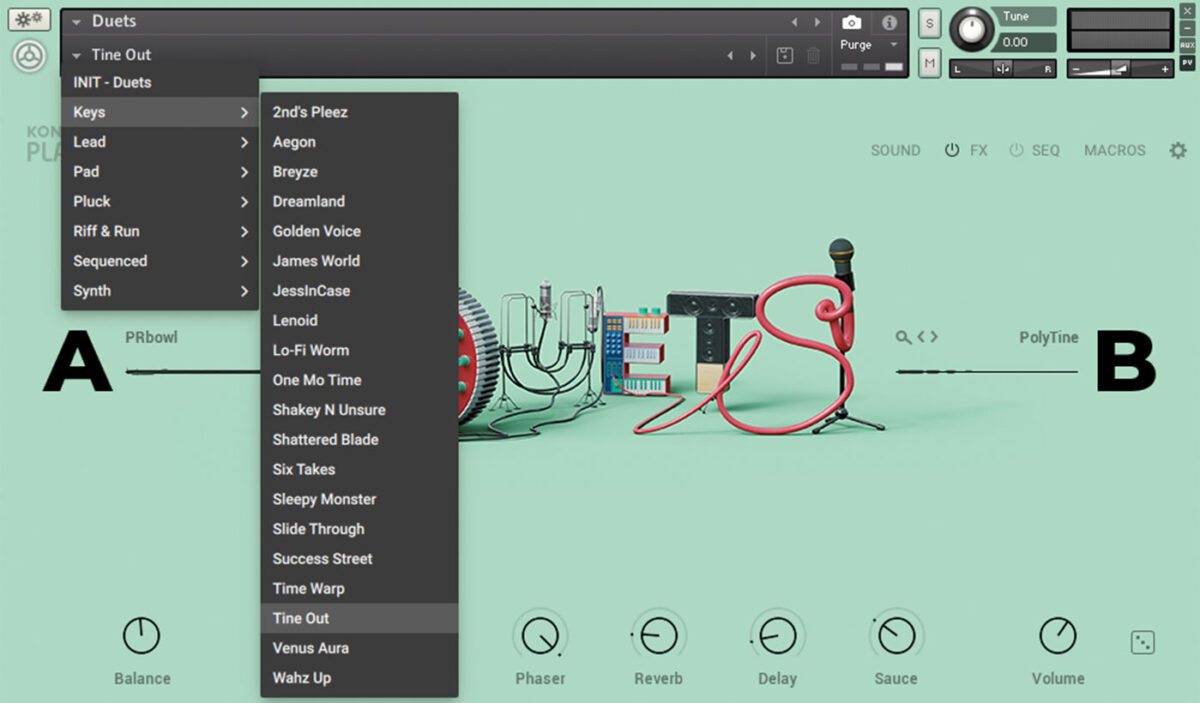 Selecting the Time Out preset