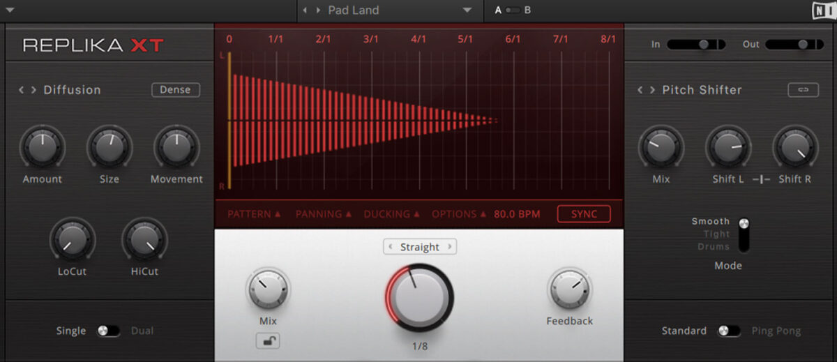 Adding the Pad Land preset