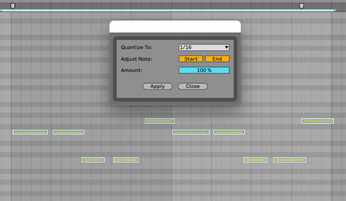 Applying quantization to bass