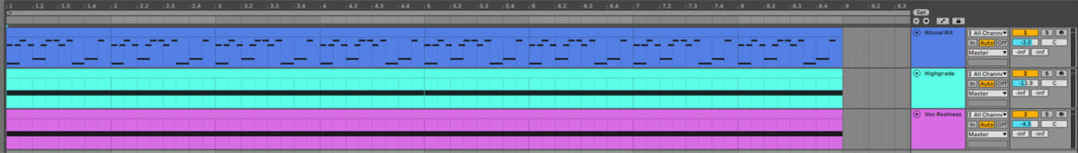 Duplicating the drums parts