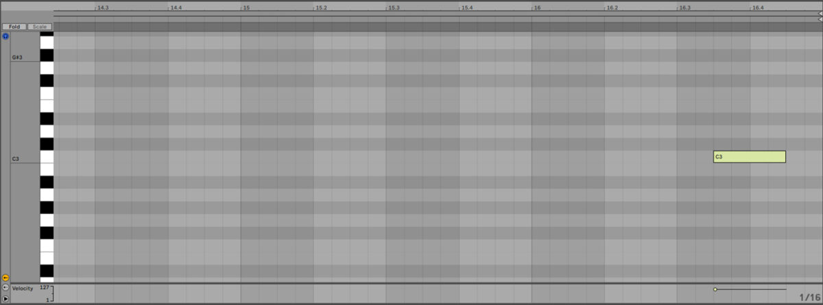 Sequencing the DrumFill Forsby one-shot