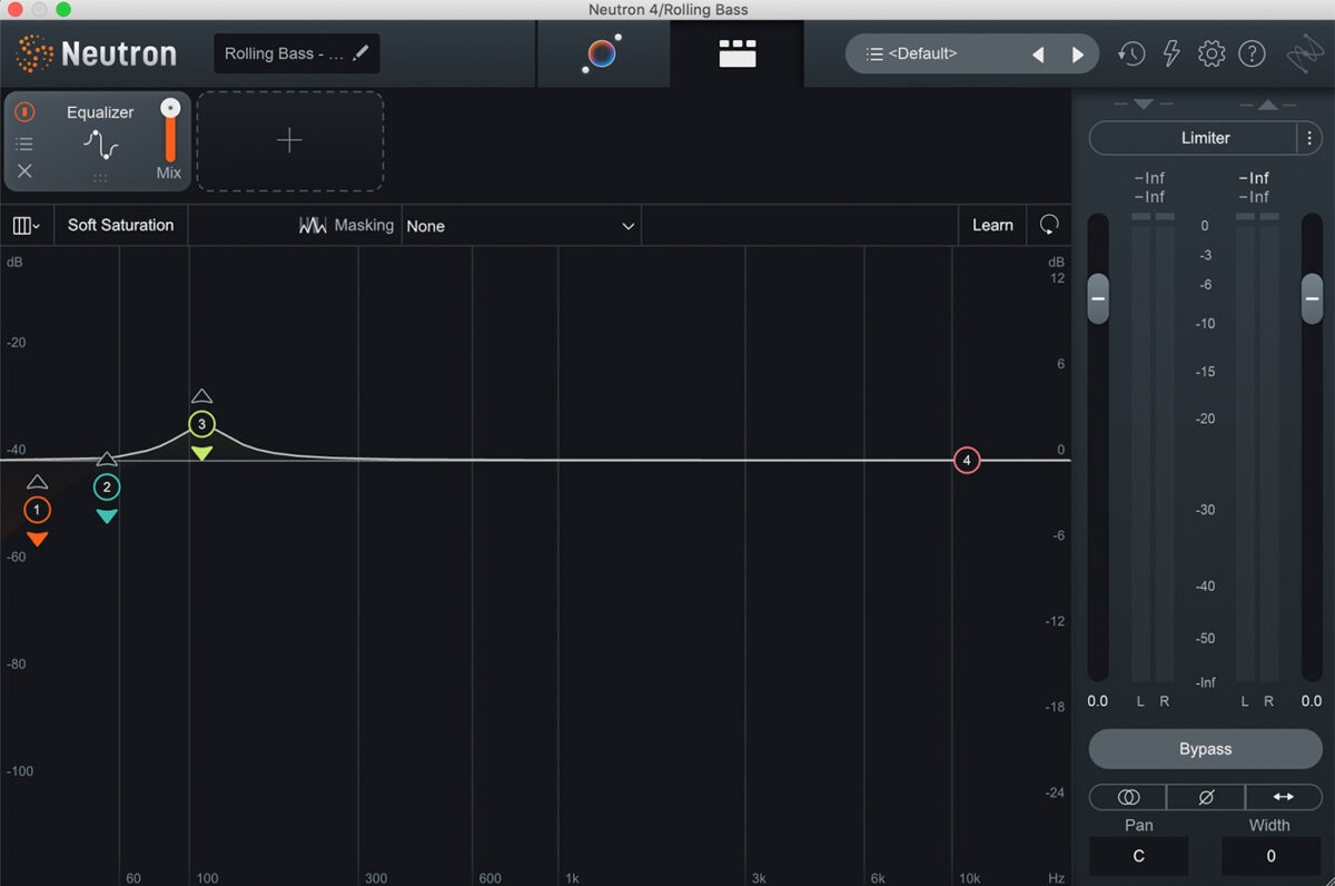 Rolling bass with EQ