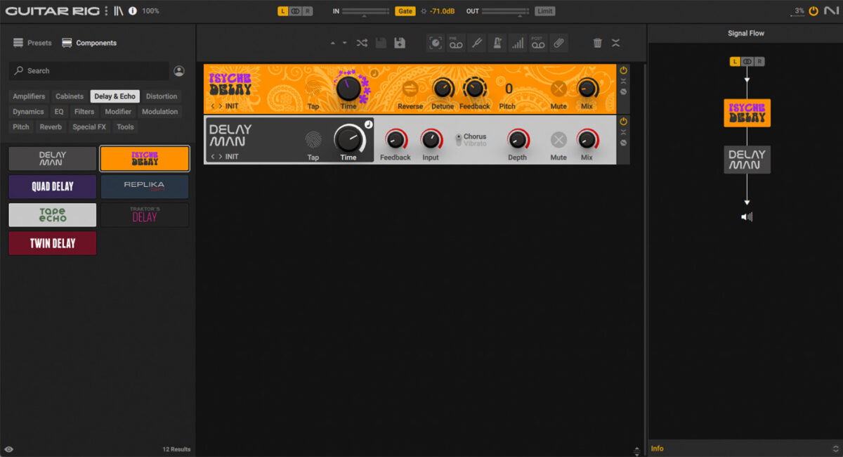 Applying creative effects to a vocal using Guitar Rig 7 Pro
