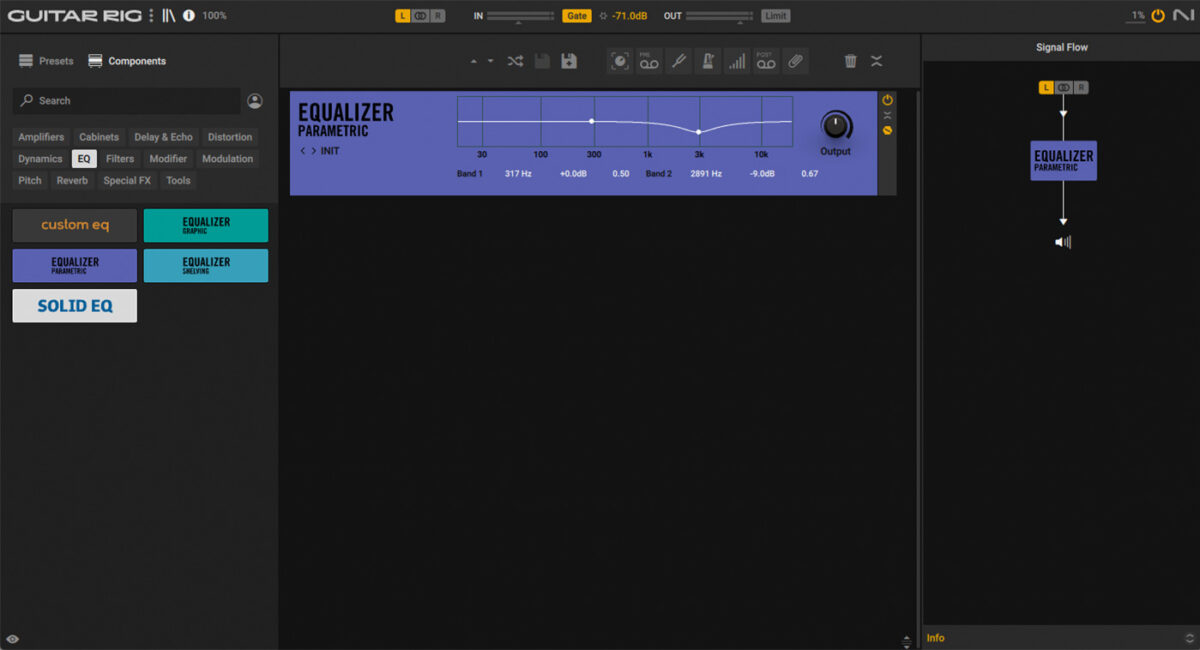 EQing drums using Guitar Rig 7 Pro