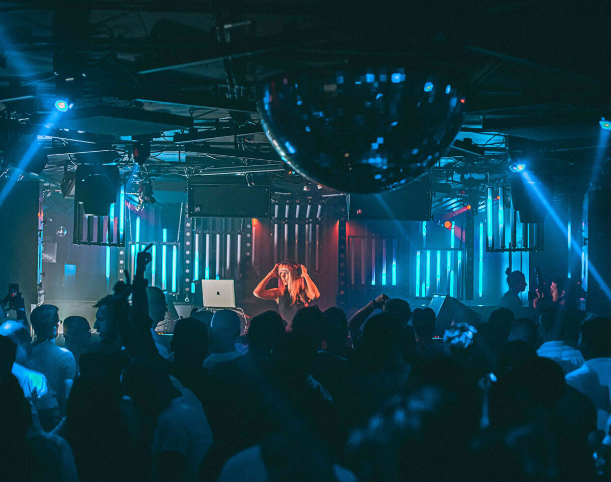 DJing in the club (CODA, Toronto). Photo: Inga Sokol