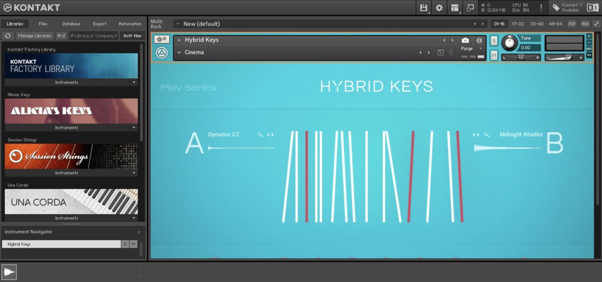 Hybrid Keys in Kontakt