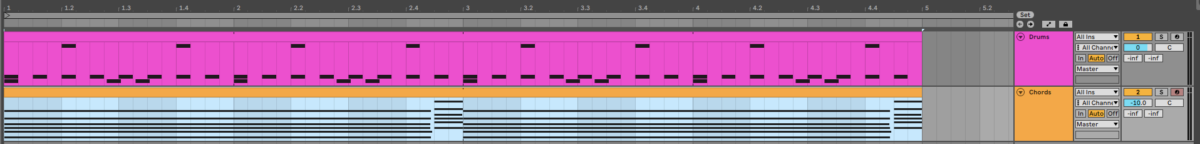 Looping out the chord progression