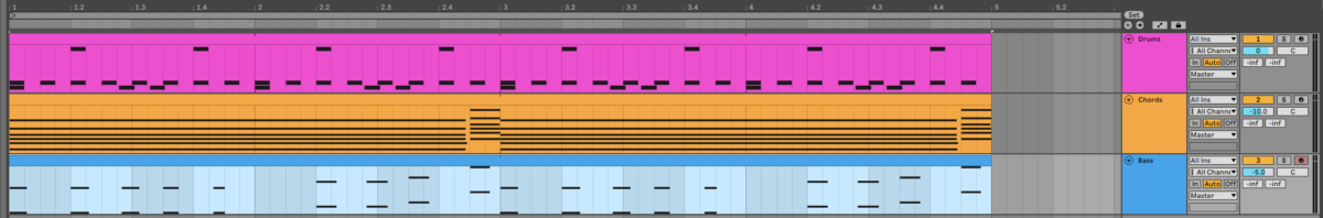 Looping out the Met Meat bass line