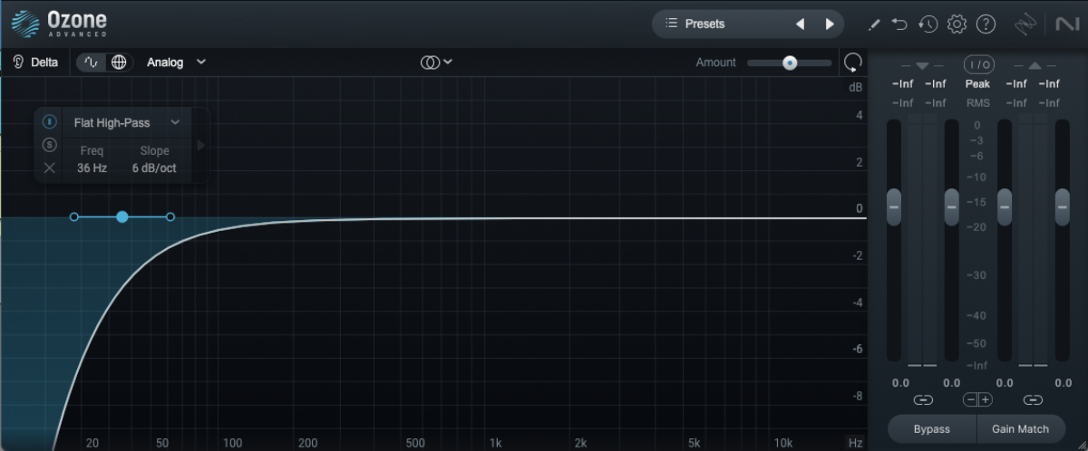 Selecting the slope