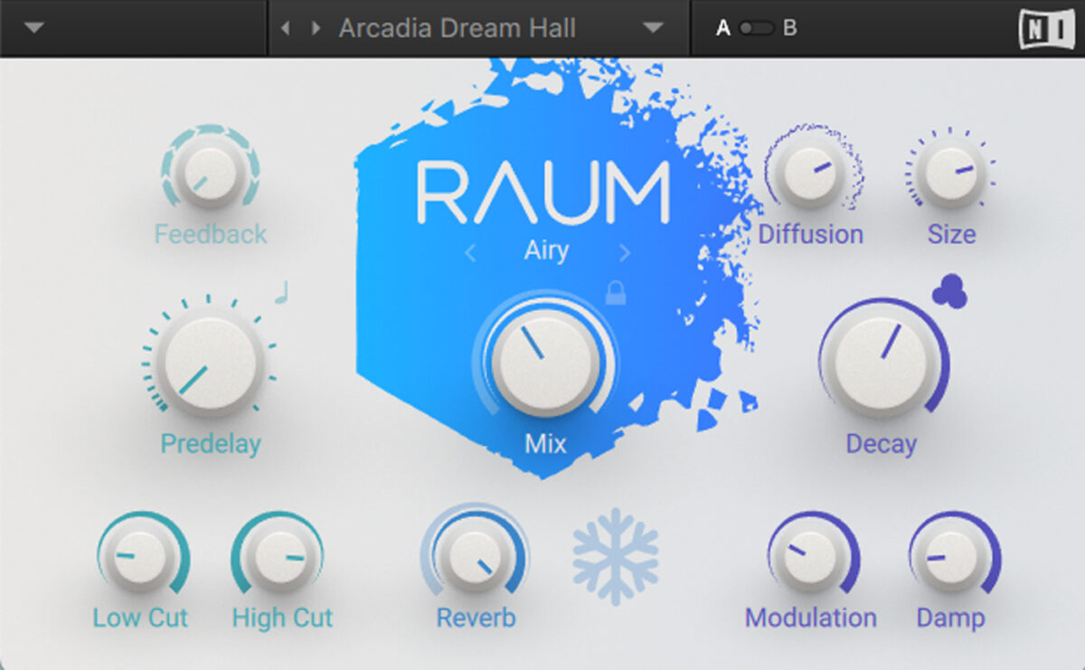 Raum’s Arcadia Dream Hall preset