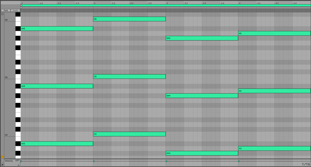 The sustained string part