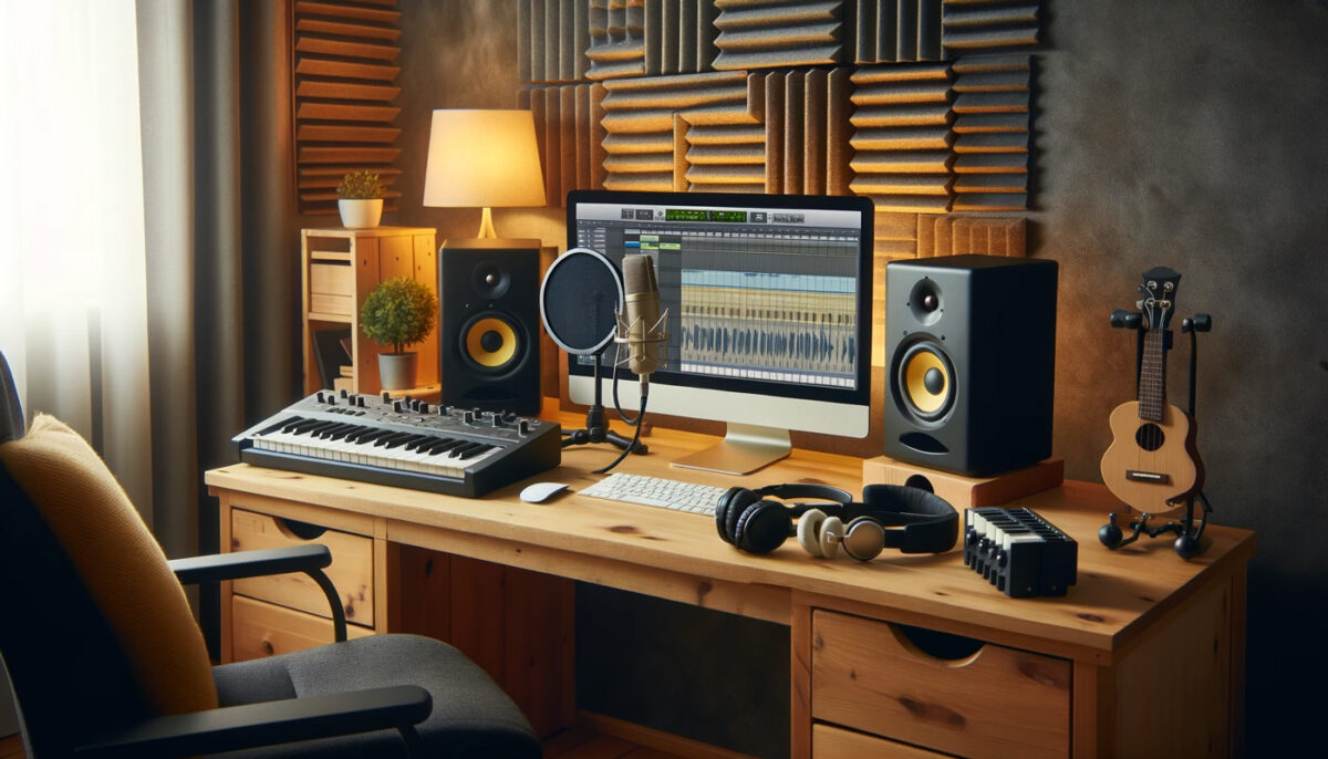 One music industry trend is the growing popularity of the home studio