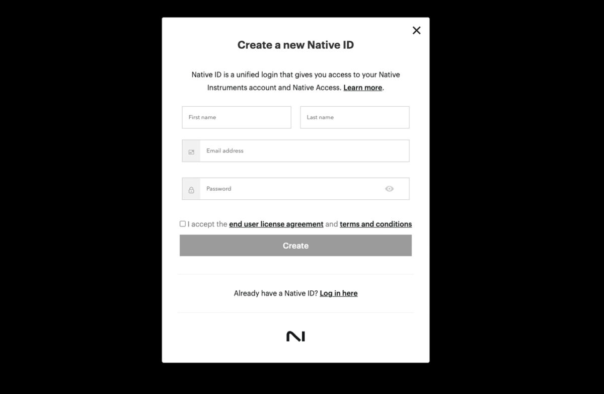 Creating a new Native ID