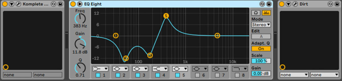 Adding EQ before the distortion