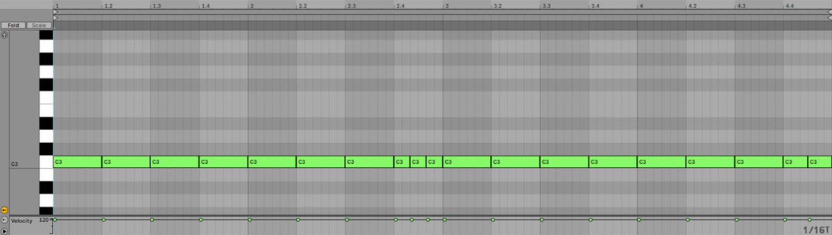 Sequencing the kick drum