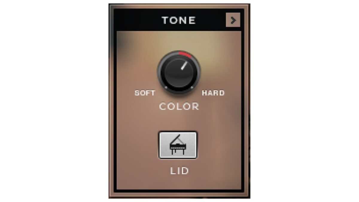 The tonal color knob