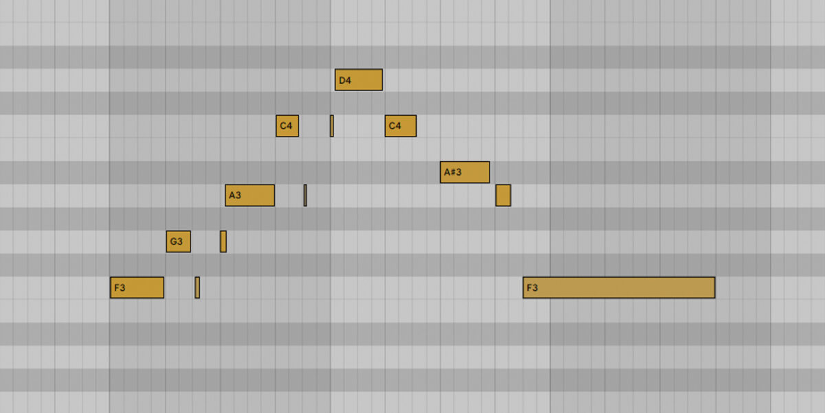 Writing a melody with MIDI