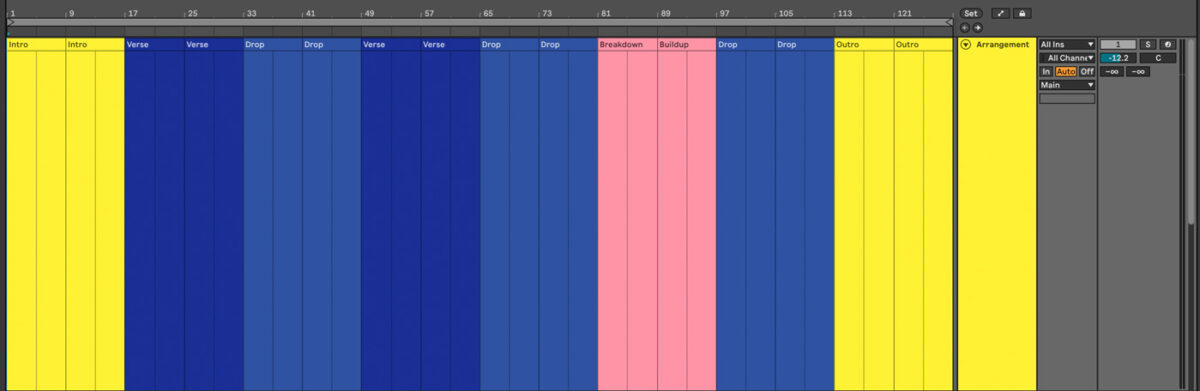 Track arrangement