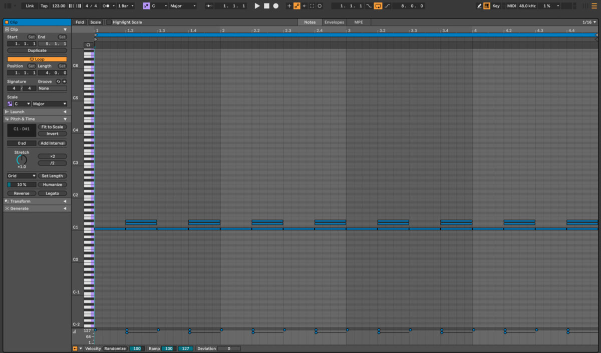 Snare and Clap MIDI