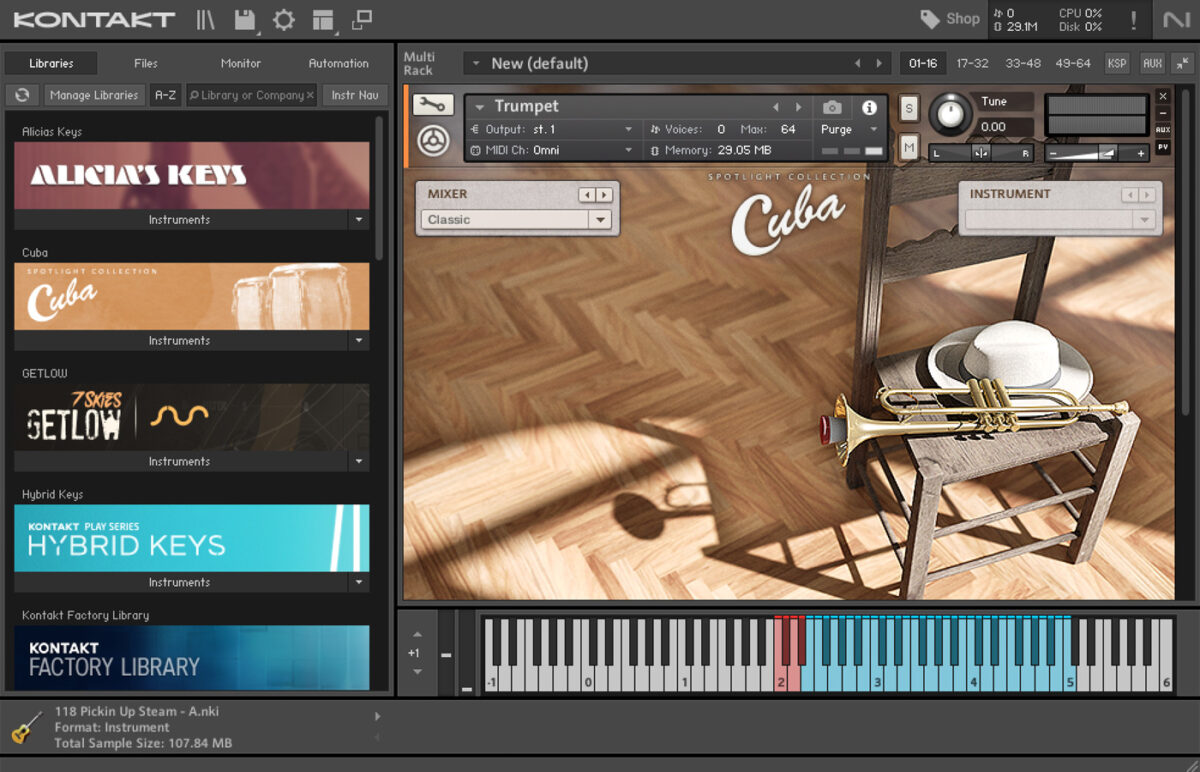 Cuba Kontakt library