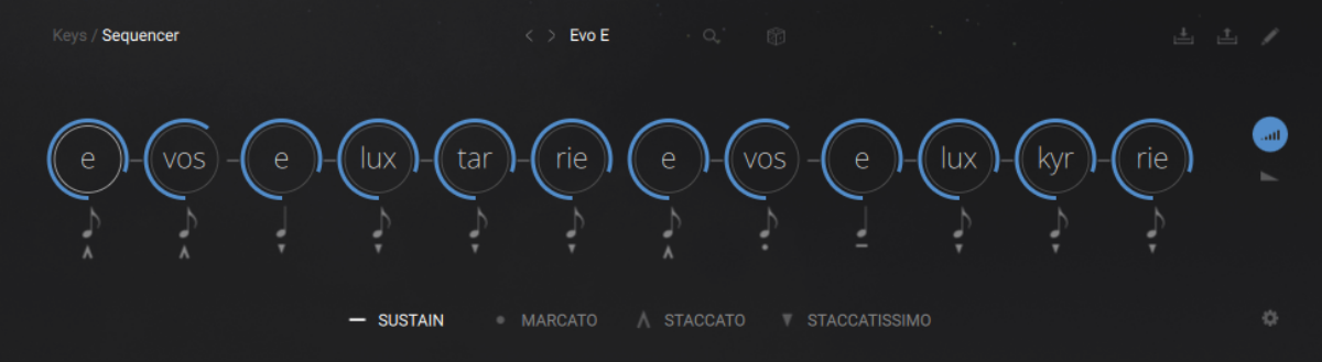 Varying volume per syllable