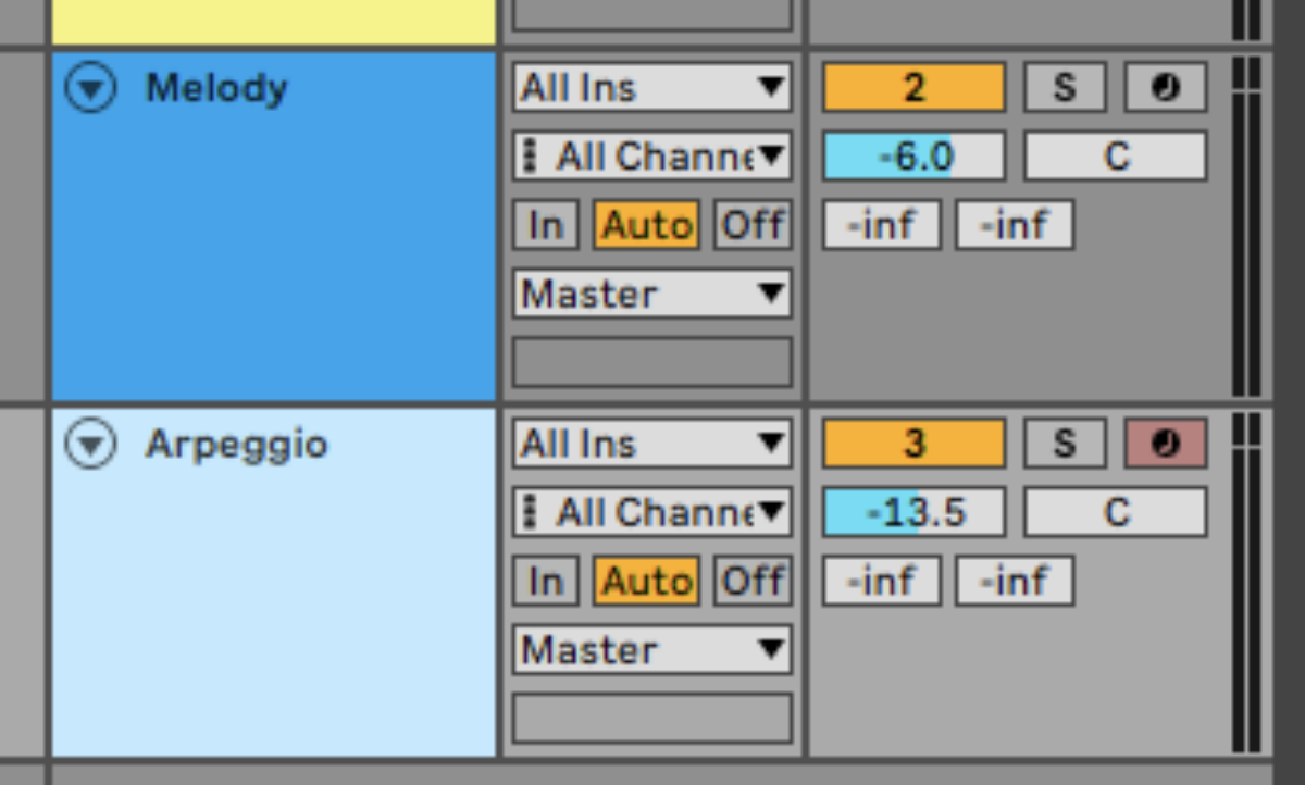 Balancing the second synth loop