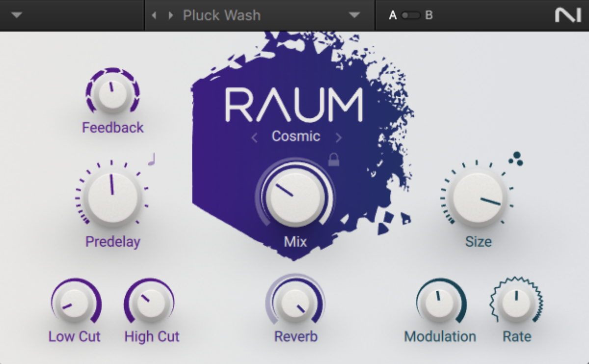 Raum's Pluck Wash preset