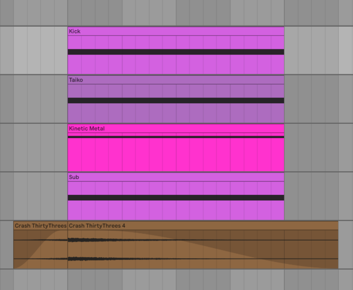 Creating an impact hit with multiple sample layers