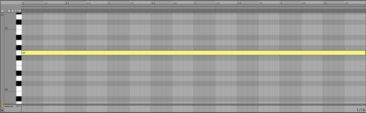 Sequencing the Cue Riddim preset