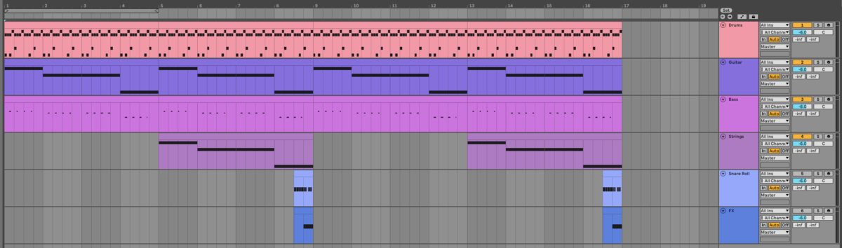 Duplicating the verse and pre-chorus